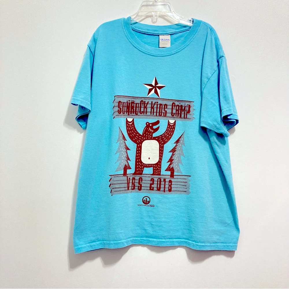 Summer Camp Blue Tee Shirt